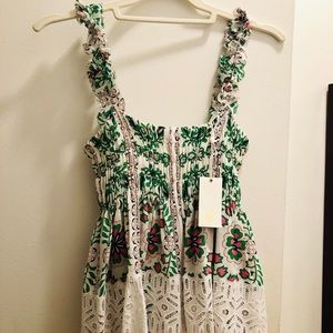 Tory Burch Garden Party Tank Top Blouse Size 0